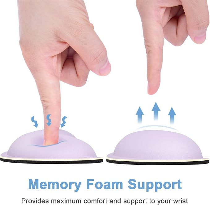 Dapesuom Mouse Wrist Rest, Ergonomic Memory Foam Mouse Wrist