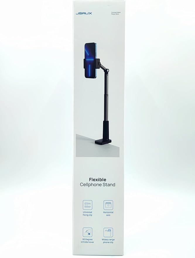 JSAUX Phone Holder for Desk and Bed Compatible