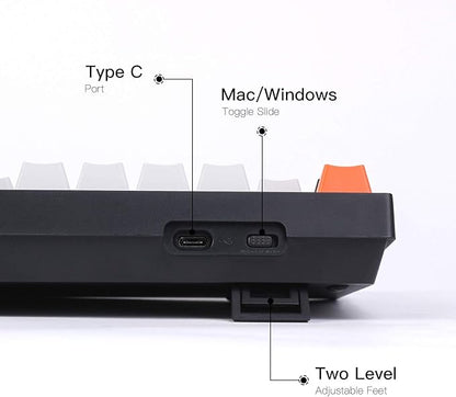 Keychron C1 Wired Mechanical Keyboard TKL, RGB Backlit