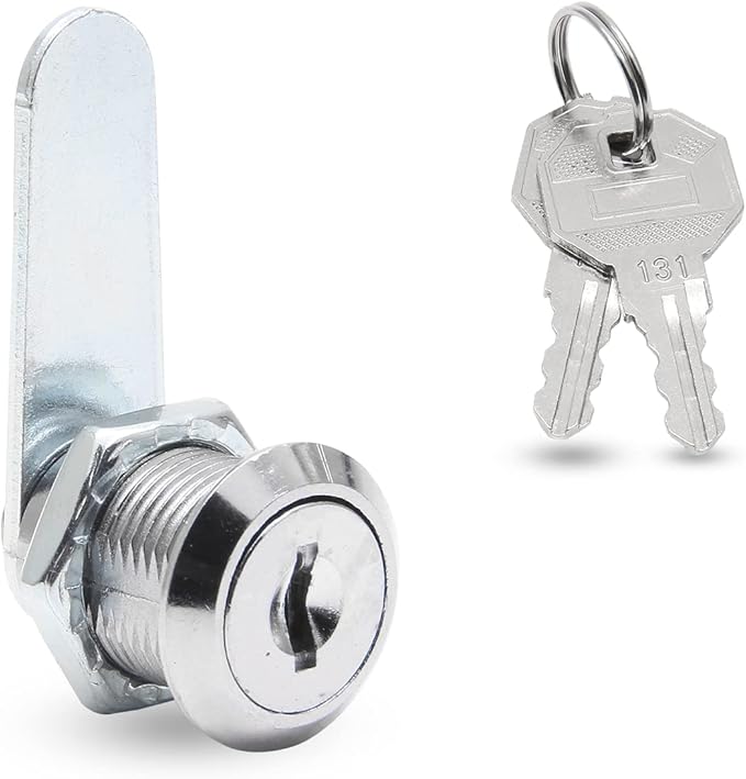 Uenhoy 6 Pack Cam Locks, Keyed Alike