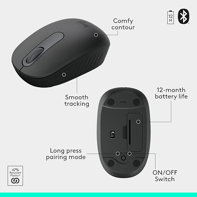 Logitech MK250 Bluetooth Wireless Mouse and Keyboard Combo: Fast & Easy