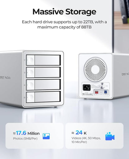 ORICO 4Bay RAID External Hard Drive Enclosure USB3.0