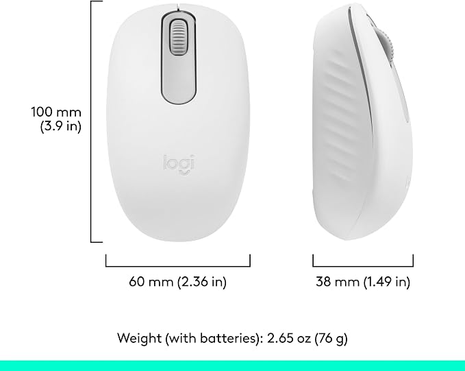 Logitech M196 Bluetooth Wireless Mouse, Compact and Portable Mouse