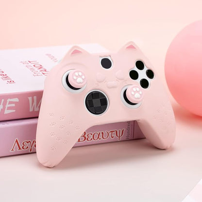 GeekShare Cat Paw Controller Skin Grips Set Anti-Slip Silicone Protective Cover