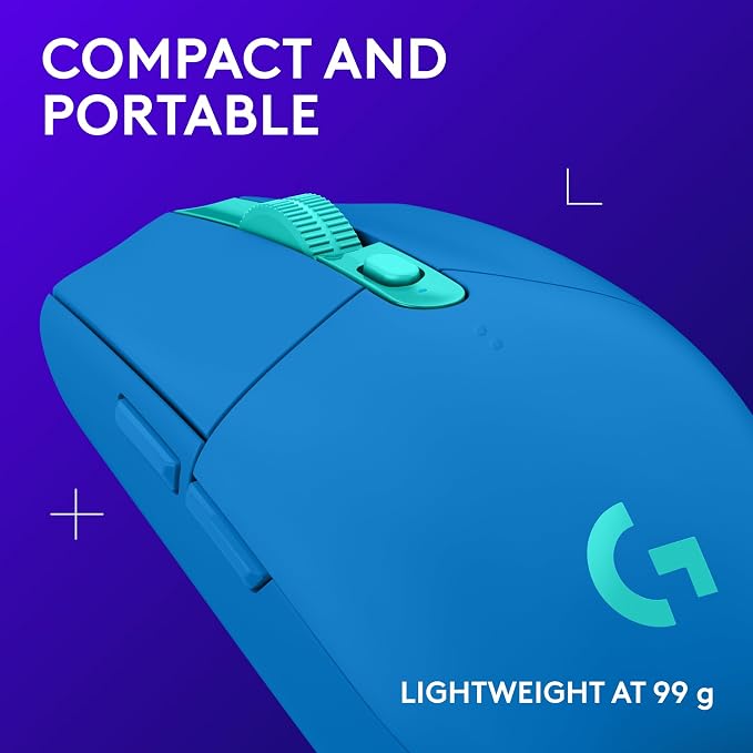 Logitech G305 LIGHTSPEED Wireless Gaming Optical Mouse, Hero 12K Sensor