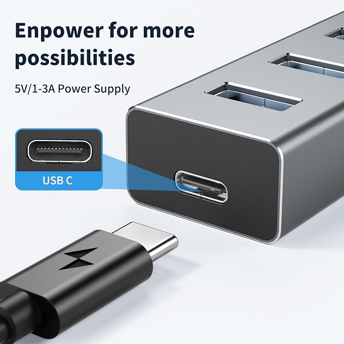 atolla Aluminum 7-Port USB 3.0 Hub