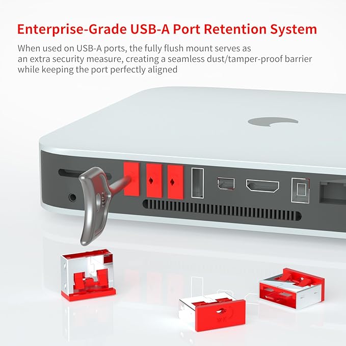 12PCS USB Metal Port Lock Blocker