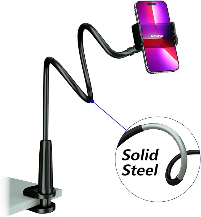 Cell Phone Clip Bed Stand Holder,