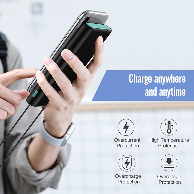 Portable Charger Power Bank 25, 5V/3A USB C in&Out Fast Phone Charging