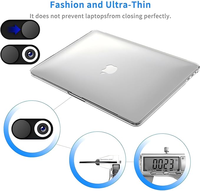 Metal Webcam Cover Slide, 0.022in Camera Cover