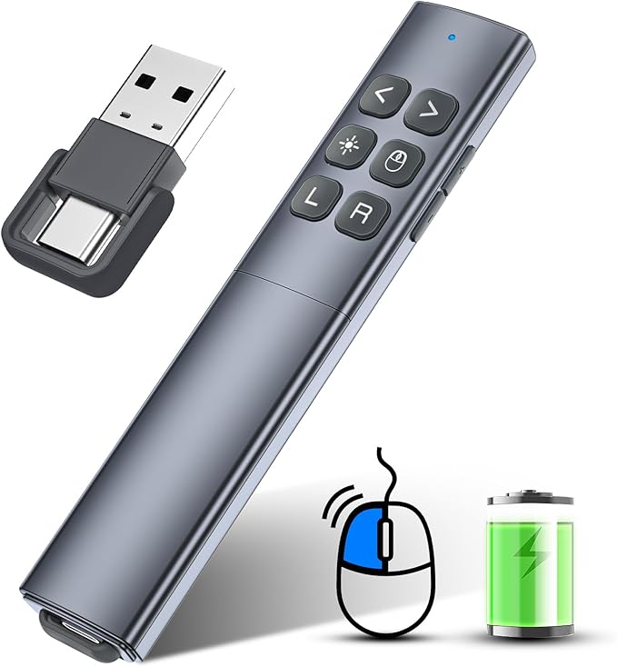 Presentation Clicker with Air Mouse