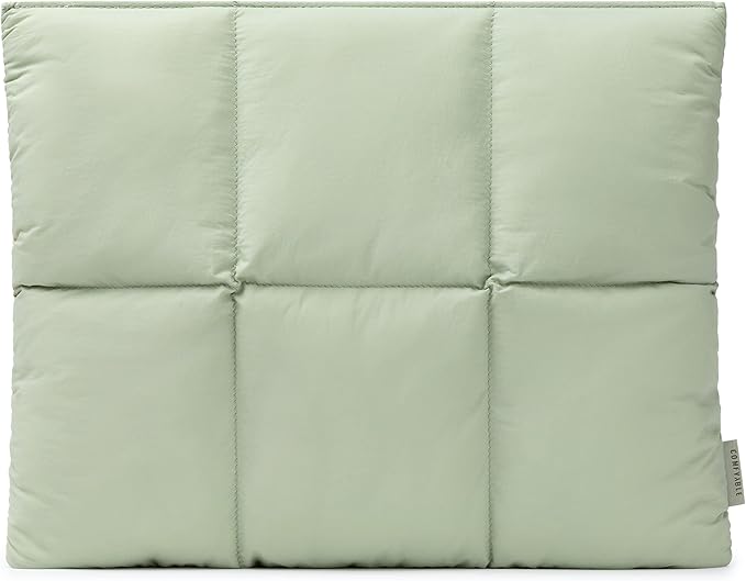 Comfyable Puffy Laptop Sleeve 13 Inch 14 Inch, Quilted Puffer Laptop Carrying