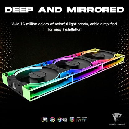 Jungle Leopard Interstellar V3 120mm PC Case Fan Infinity Mirror Module