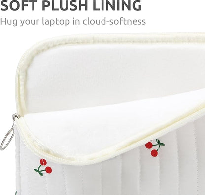 Puffy Laptop Sleeve 13-15.6 Inch Cute Quilted Laptop Protective Case Padded