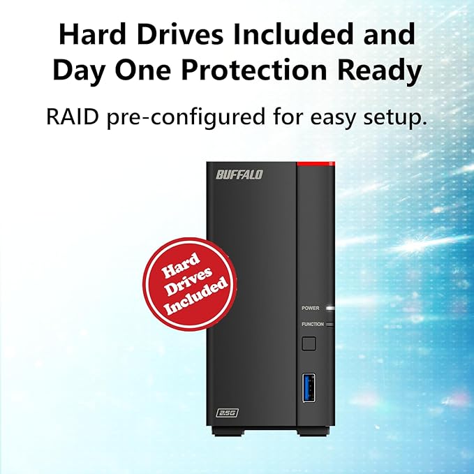 BUFFALO LinkStation 710 2TB 1-Bay NAS Network Attached Storage