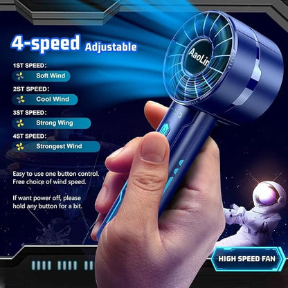 2pcs Portable Handheld Turbo Fan