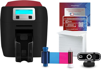 Bodno Magicard 400X Dual Sided ID Card Printer & Complete Supplies Package ID