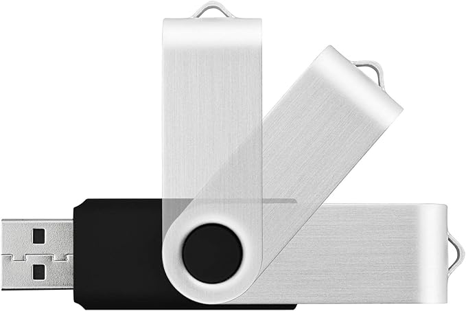 KOOTION 50pcs 4 GB USB Flash Drive 4GB Flash Drives 50 Pack Thumb DriveSwivel