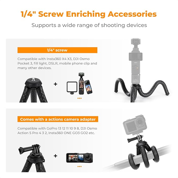 K&F Concept Flexible Tripod, Magnetic Flexible Phone Stand