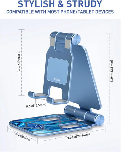 i-Blason Cell Phone Stand for Desk, Cell Phone Holder, Fits All Smart Phones