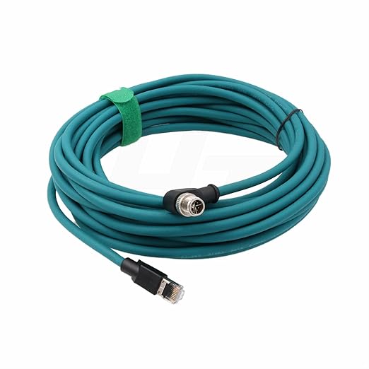 M12 GigE Ethernet 8 Pin X-Code RJ45 Cable CAT7e