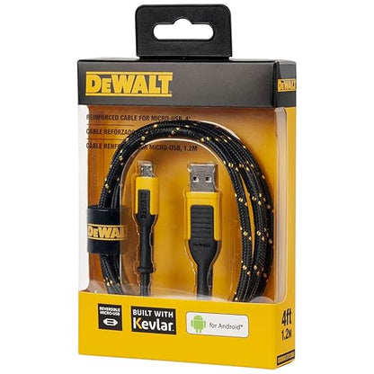 DEWALT Micro-USB to USB CableReinforced Braided Micro-USB Cable, USB to
