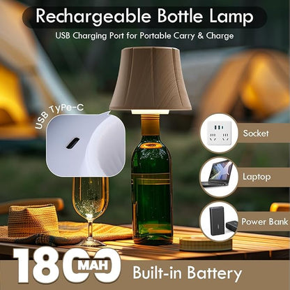 WILIT Wireless Bottle Lamp Shades