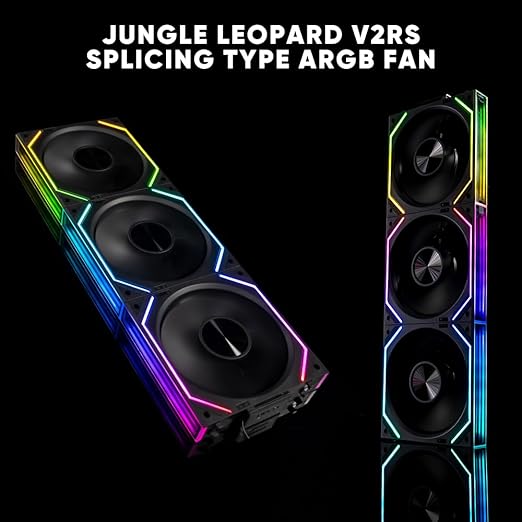 Jungle Leopard Interstellar V2 RS 120mm PC Reverse Blade Case Fan Infinity