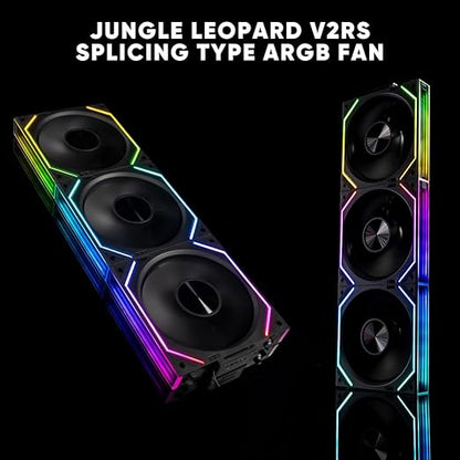 Jungle Leopard Interstellar V2 RS 120mm PC Reverse Blade Case Fan Infinity