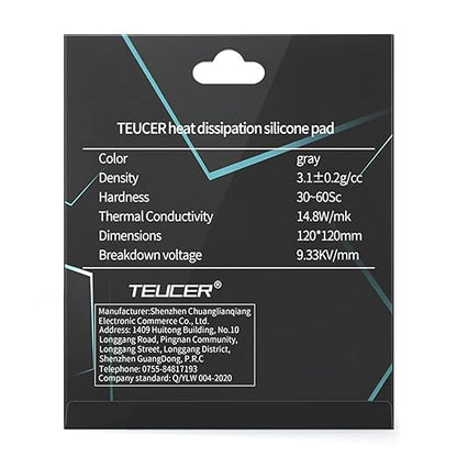 Thermal Pad 14.8 W/mK, Non Conductive Heat Resistance High Temperature