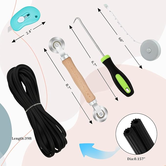 Windows Screen Replacement and Screen Door Repair Kit