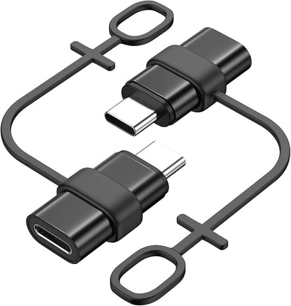 MoKo Lightning Female to USB C Male Adapter 2Pack, USB-C Lightning Adapter