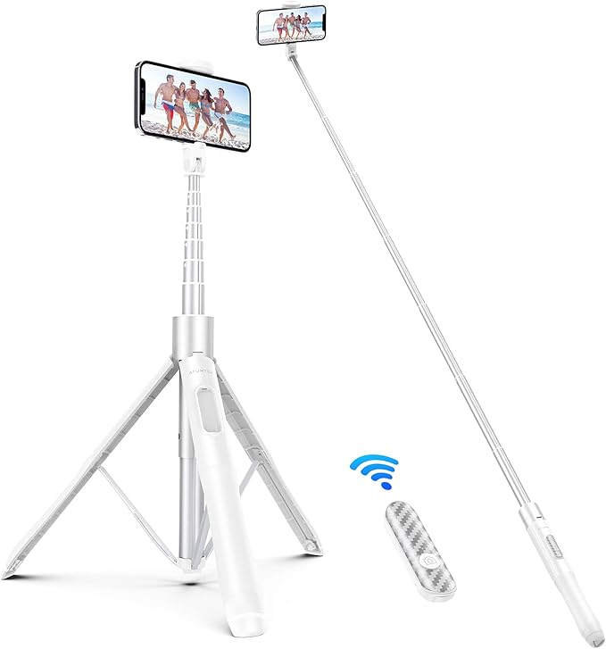 ATUMTEK 60" Selfie Stick Tripod, All in One Extendable Phone Tripod Stand
