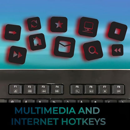 Adesso WKB-4400UB Wireless Desktop Touchpad Keyboard