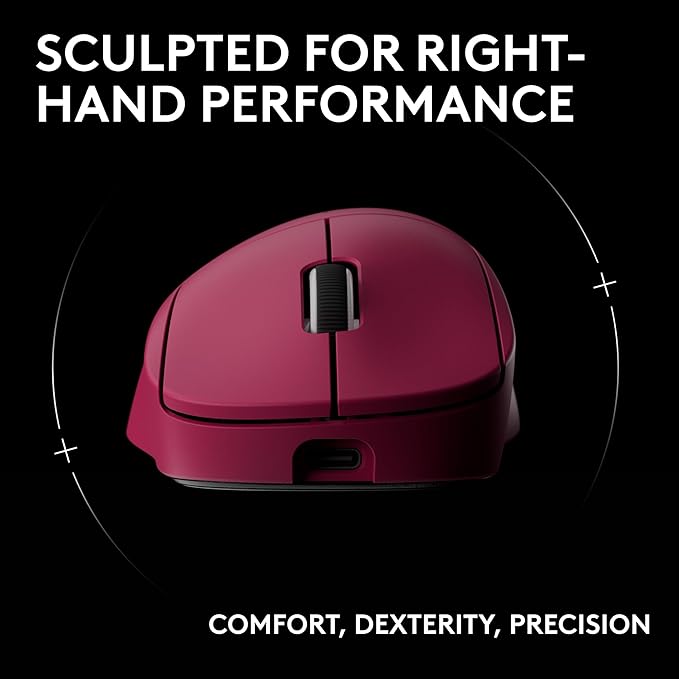 Logitech G PRO X Superlight 2 DEX Wireless Gaming Mouse, 60g Pro-Grade