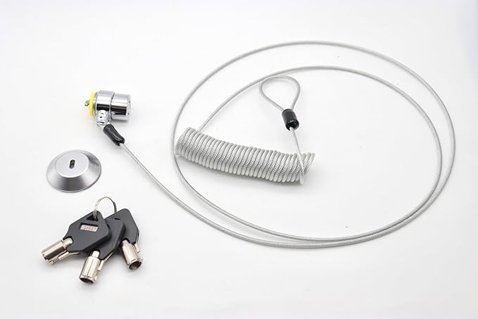 10-Foot Retractable Anti-Theft Steel Cable Lock