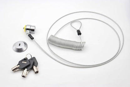 10-Foot Retractable Anti-Theft Steel Cable Lock