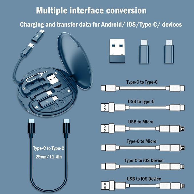USB C Adapter Kit, Use as Phone Holder