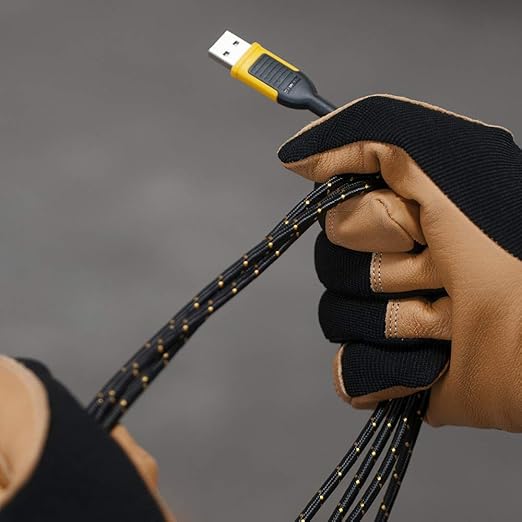 DEWALT Micro-USB to USB CableReinforced Braided Micro-USB Cable, USB to