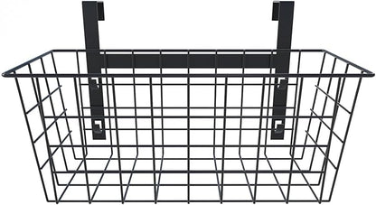 MaraFansie Basket with Hook, Grid Storage Basket, Over the Cabinet Door