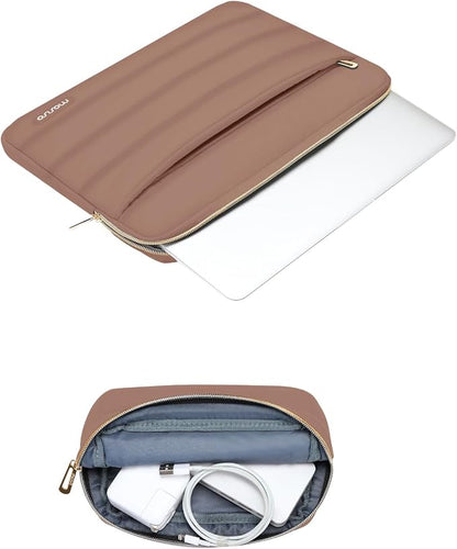 MOSISO 13.3 inch Laptop Case, 13-13.3 inch Puffy Laptop Sleeve Compatible