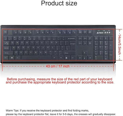 Ultra Thin Desktop PC Silicone Clear Keyboard Cover Skin Protector