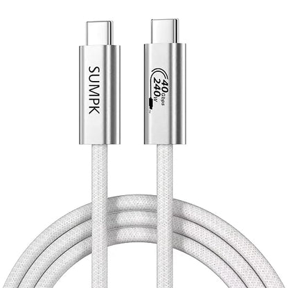 240W USB C Cable 6.6FT 2 Packs, USB4 Cable