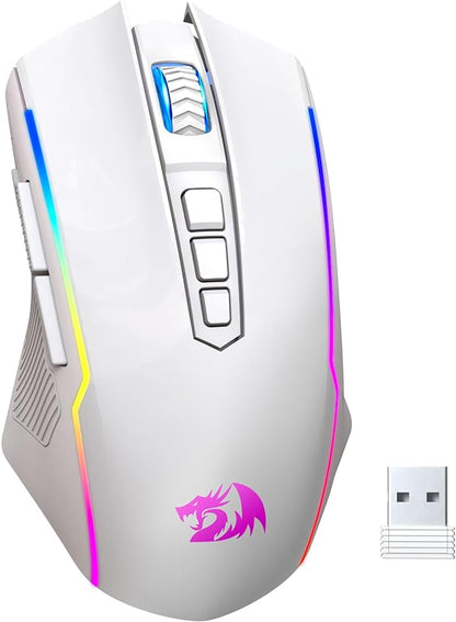 Redragon Wireless Gaming Mouse, Tri-Mode 2.4G/USB-C/Bluetooth Mouse Gaming