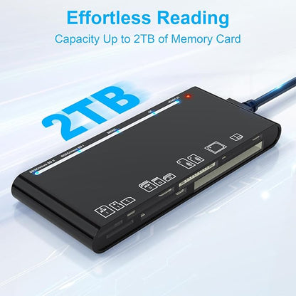 xD-Picture Card Reader USB 3.0, 7-in-1 Memory Card Reader/Adapter