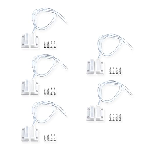 Magnetic Reed Switch NO Surface Mount Wired Door Window Contact Sensor