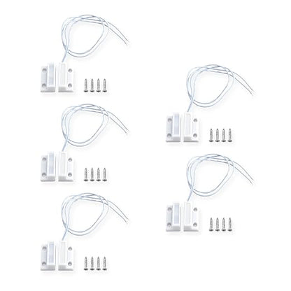 Magnetic Reed Switch NO Surface Mount Wired Door Window Contact Sensor