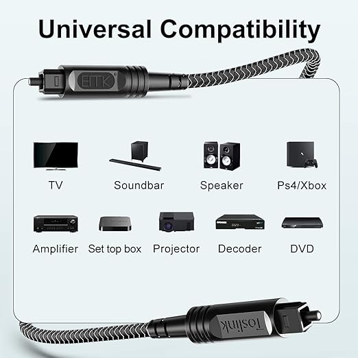 EMK Digital Optical Audio Cable