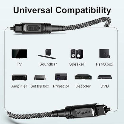 EMK Digital Optical Audio Cable