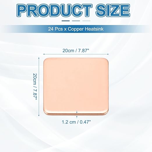 PATIKIL Copper Heatsink Pad Shims